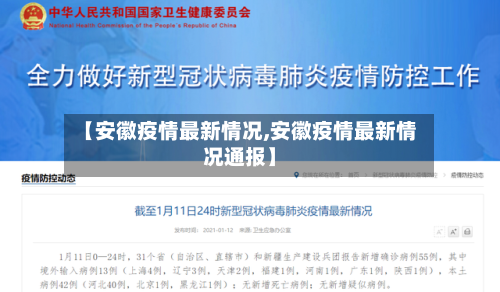 【安徽疫情最新情况,安徽疫情最新情况通报】-第1张图片