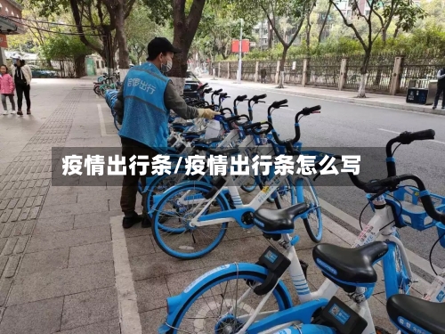 疫情出行条/疫情出行条怎么写-第1张图片