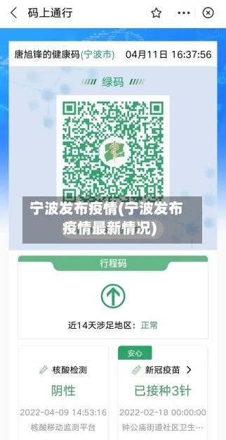 宁波发布疫情(宁波发布疫情最新情况)-第1张图片