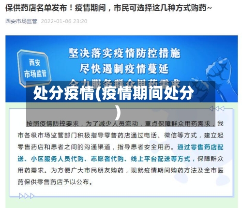 处分疫情(疫情期间处分)-第1张图片