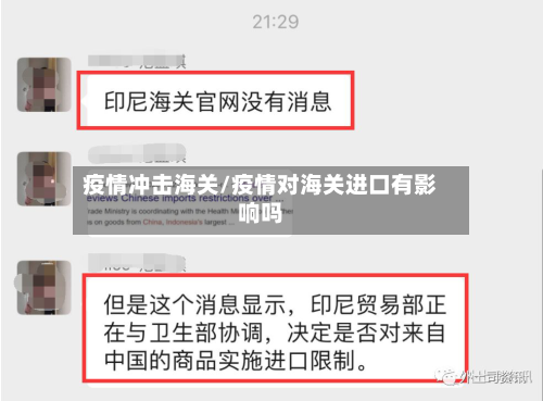 疫情冲击海关/疫情对海关进口有影响吗-第1张图片