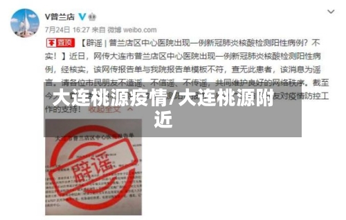 大连桃源疫情/大连桃源附近-第1张图片