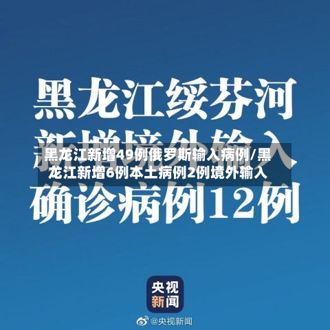 黑龙江新增49例俄罗斯输入病例/黑龙江新增6例本土病例2例境外输入-第2张图片