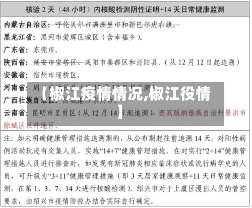 【椒江疫情情况,椒江役情】-第3张图片