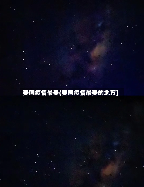 美国疫情最美(美国疫情最美的地方)-第2张图片